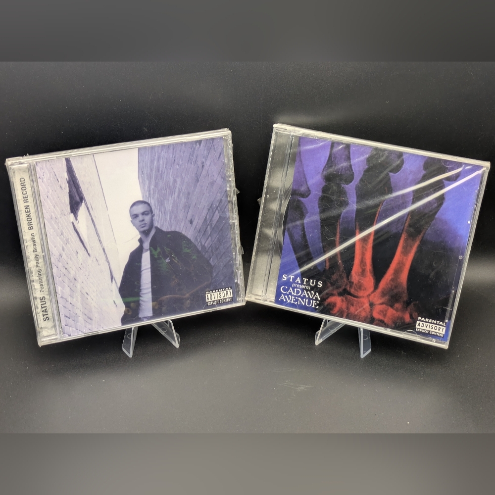 NEW Sealed Status Presents Cadava Avenue & Broken Record Colorado HipHop Rap CDs